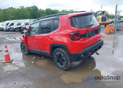 2017 Jeep Renegade Trailhawk 4X4 from USA, damaged, VIN ZACCJBCB2HPG00852